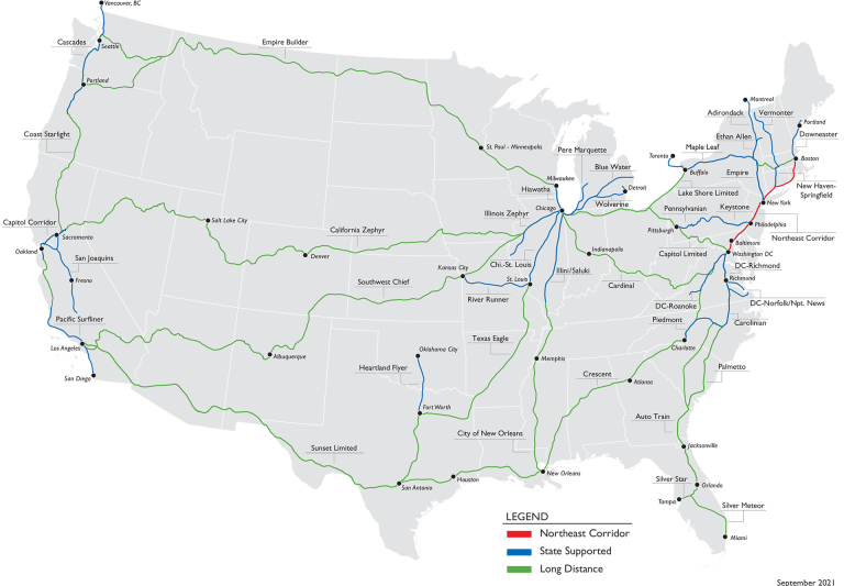 Amtrak Daily LongDistance Service Study