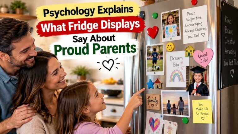 Psychology Explains What Fridge Displays Say About Proud Parents
