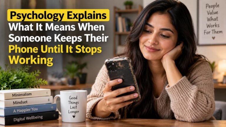 Psychology Explains What It Means When Someone Keeps Their Phone Until It Stops Working
