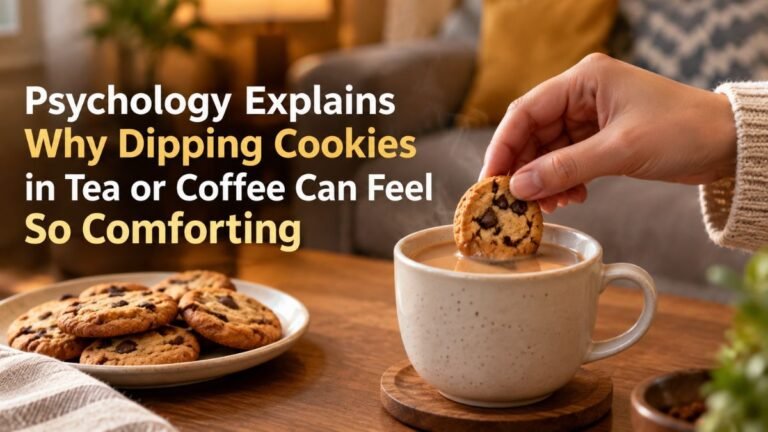 The Sensory Experience of Warm Tea and Softened Cookies