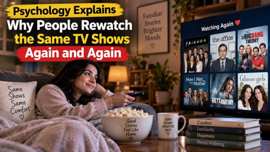 Psychology Explains Why People Rewatch the Same TV Shows Again and Again
