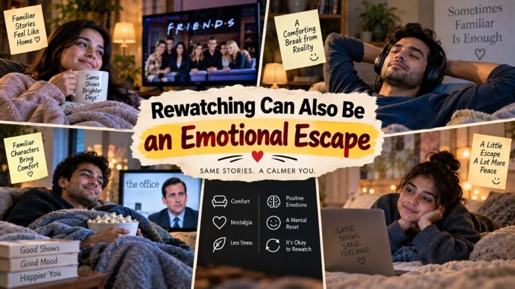 Psychology Explains Why People Rewatch the Same TV Shows Again and Again