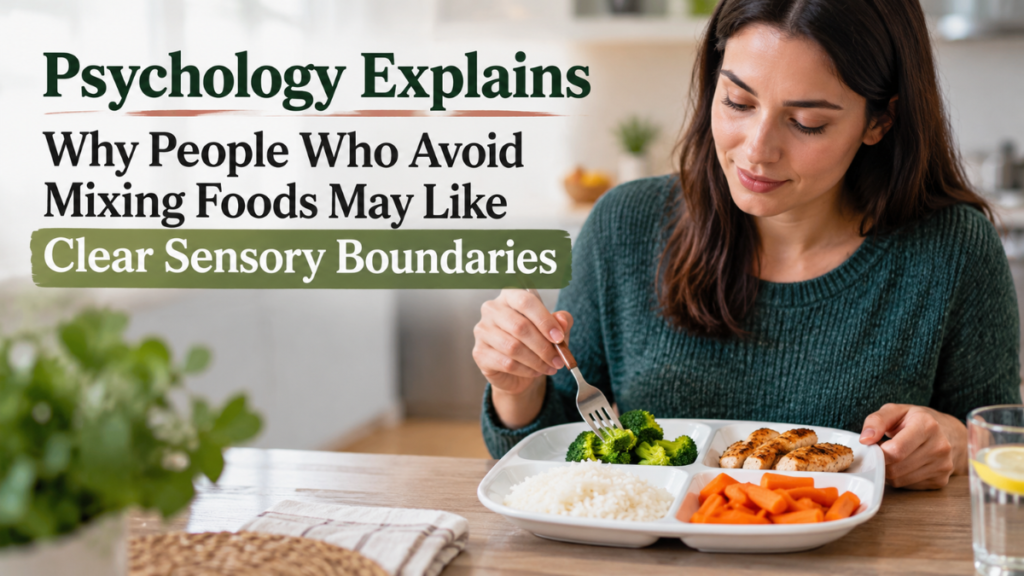 Psychology Explains Why People Who Avoid Mixing Foods May Like Clear Sensory Boundaries