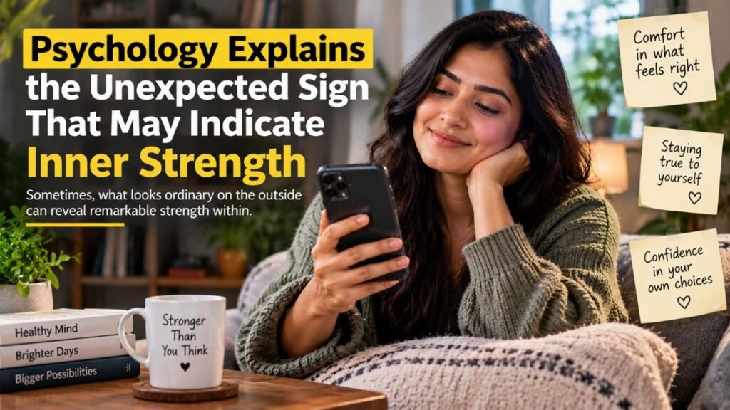 Psychology Explains the Unexpected Sign That May Indicate Inner Strength